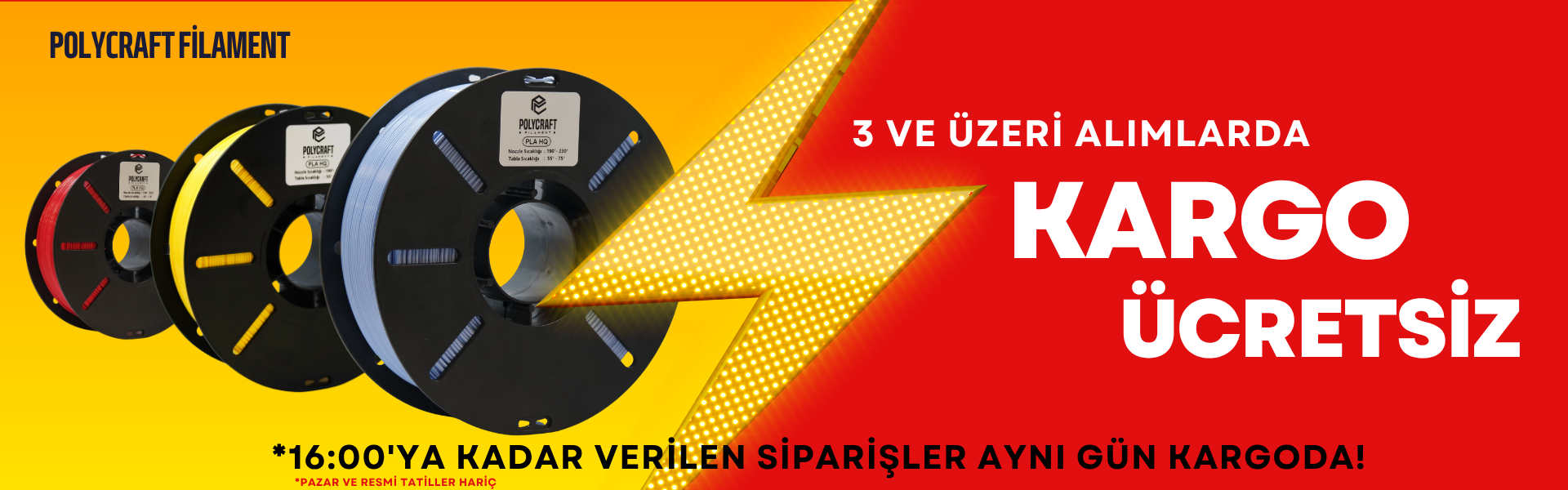 3 ve üzeri Kargo Bedava