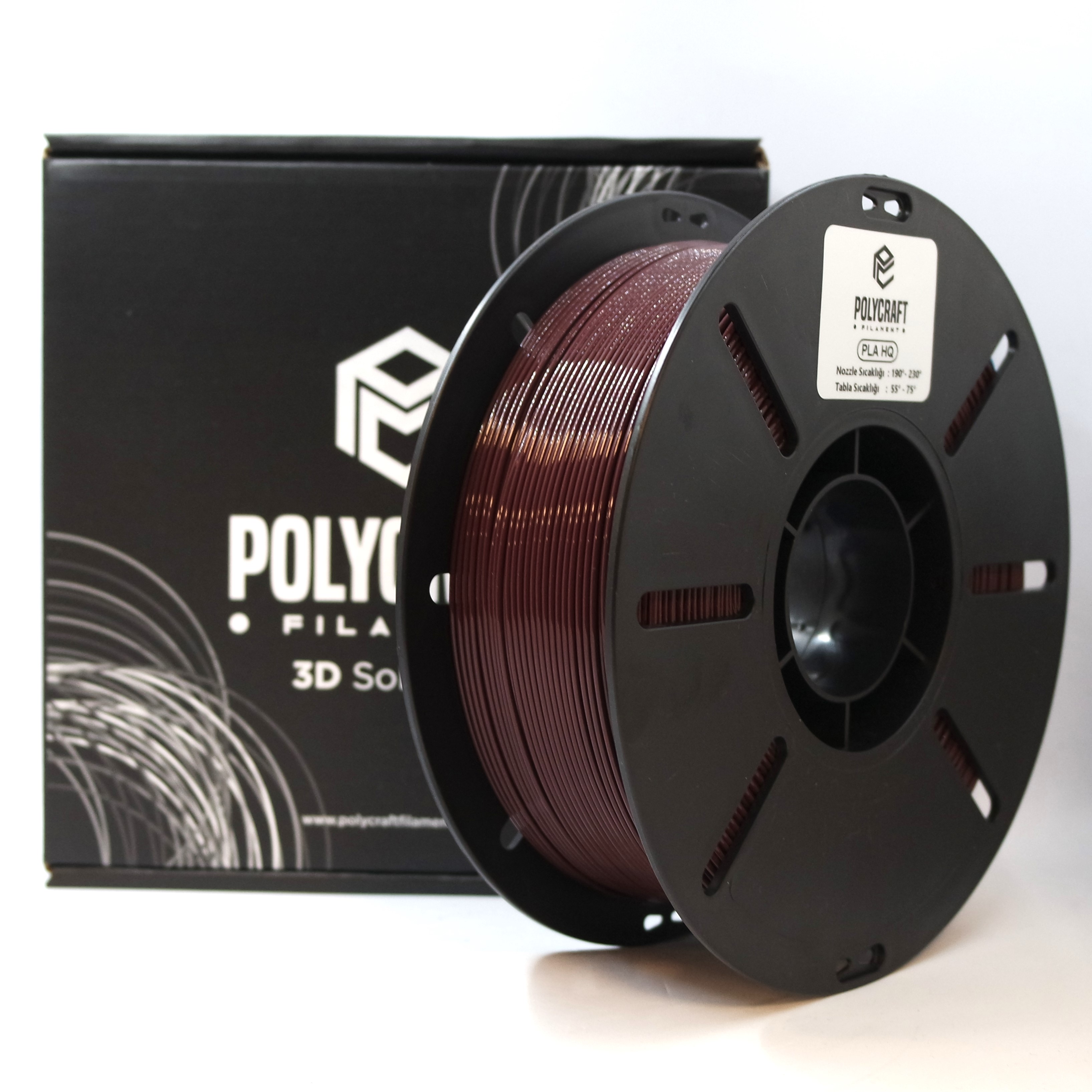 Polycraft PLA HQ (Plus) Filament 1.75 mm - 1 kg - Mokka Kahverengi