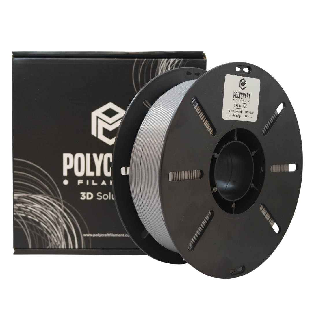 Polycraft Pla Hq Filament 1.75 mm - 1 kg - Titanyum Gümüş Gri
